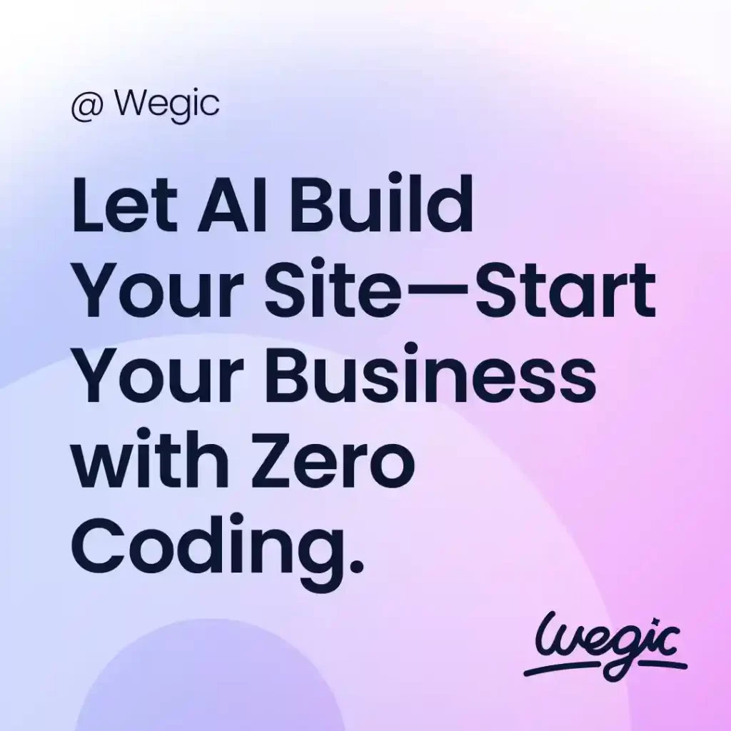 wegic banner